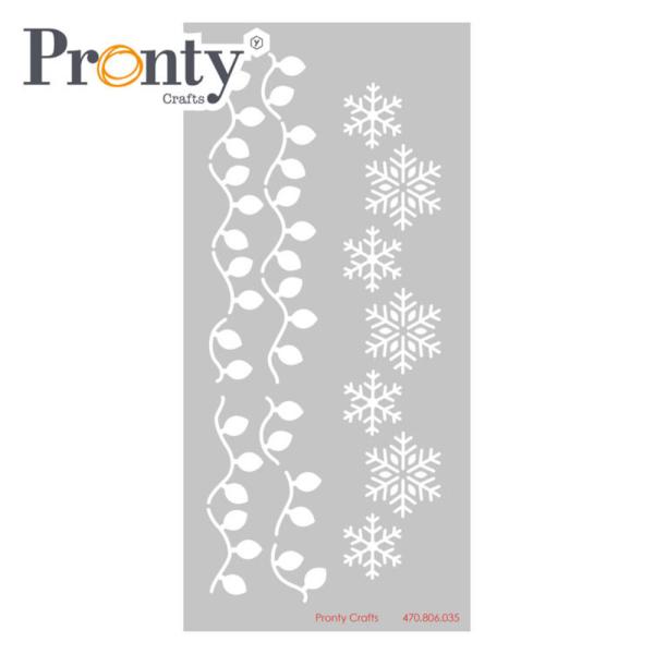 Pronty Crafts - Schablone 21x10,5 cm "Christmas" Stencil 