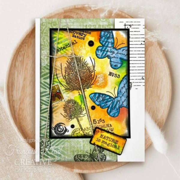 Woodware - Stempel "Torn Paper Butterflies" Clear Stamps Design by Francoise Read