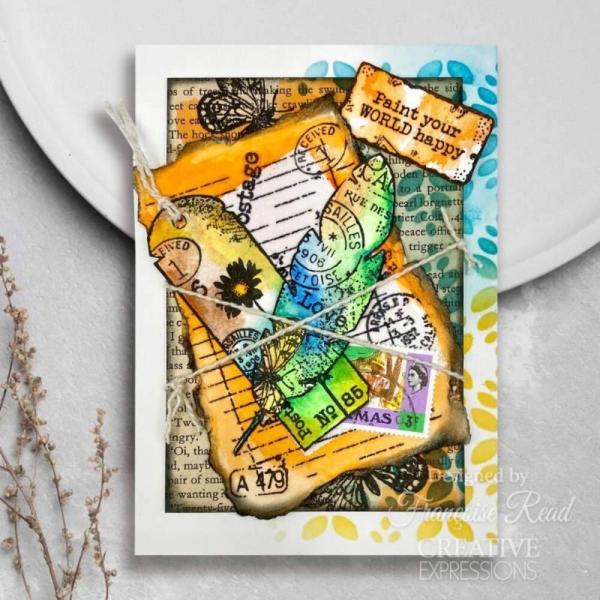 Woodware - Stempel "Mini Notebook Page" Clear Stamps Design by Francoise Read