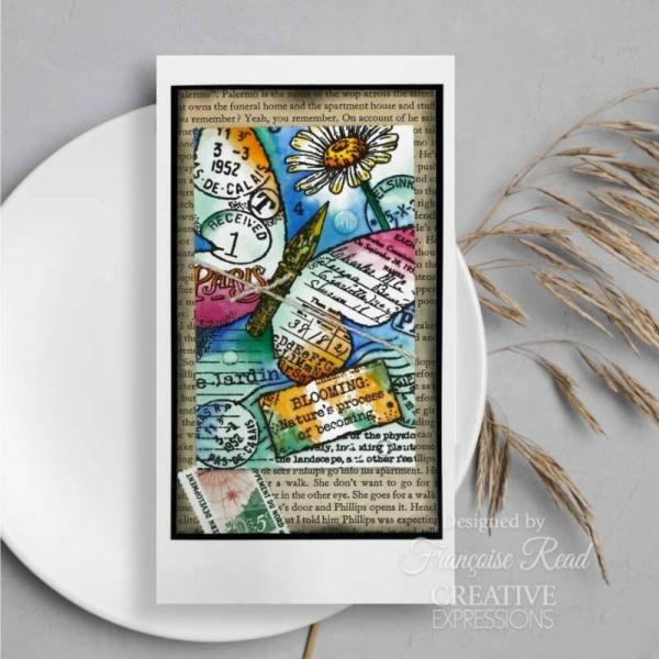 Woodware - Stempel "Distressed Labels" Clear Stamps Design by Francoise Read