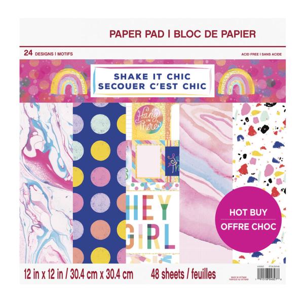 Craft Smith "Shake it Chic" 12x12" Paper Pad