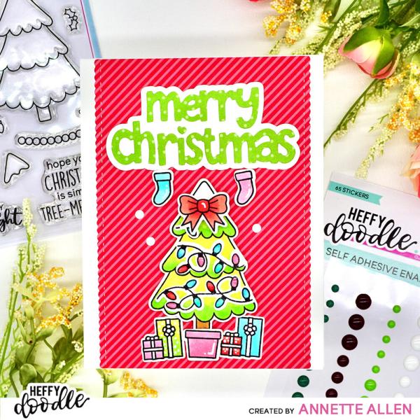 Heffy Doodle - Designpapier "Tinsel Town 6x6 Inch Paper Pad - 24 Bogen