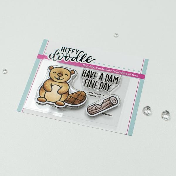 Heffy Doodle - Stempelset "Dam Fine Day" Clear Stamps