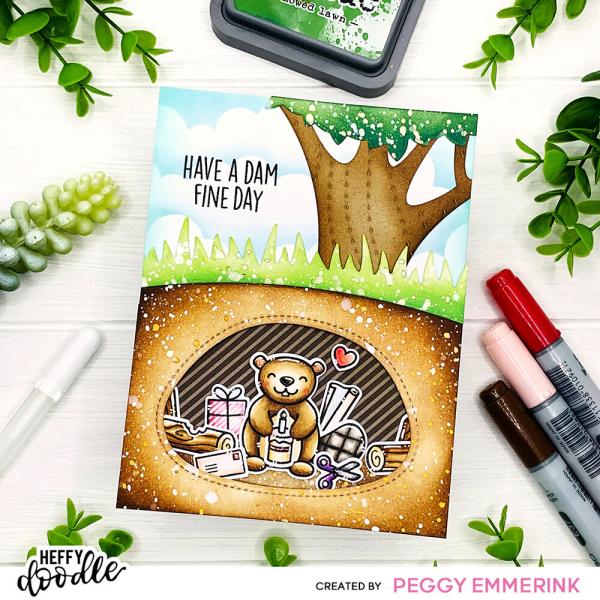 Heffy Doodle - Stempelset "Dam Fine Day" Clear Stamps