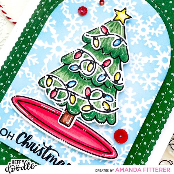 Heffy Doodle - Stempelset "Trim The Tree" Clear Stamps 