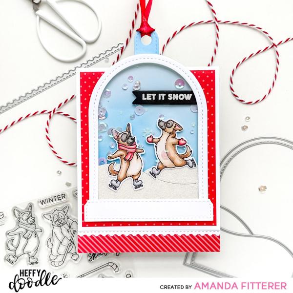 Heffy Doodle - Stempelset "Ice Pups" Clear Stamps 