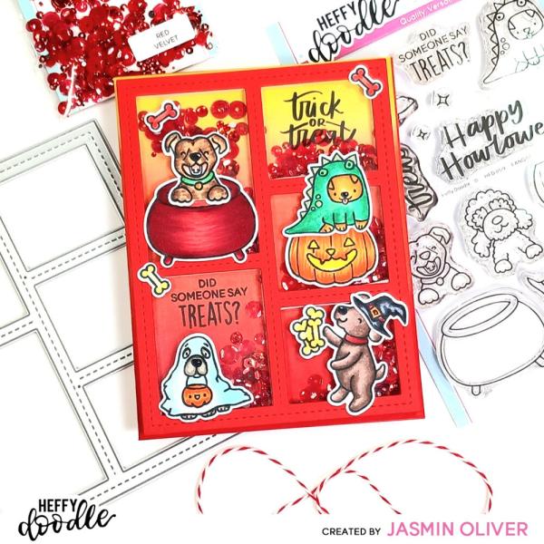 Heffy Doodle - Stempelset "Fangtastic Furballs" Clear Stamps 