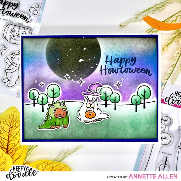 Heffy Doodle - Stempelset "Lovely Landscapes" Clear Stamps 