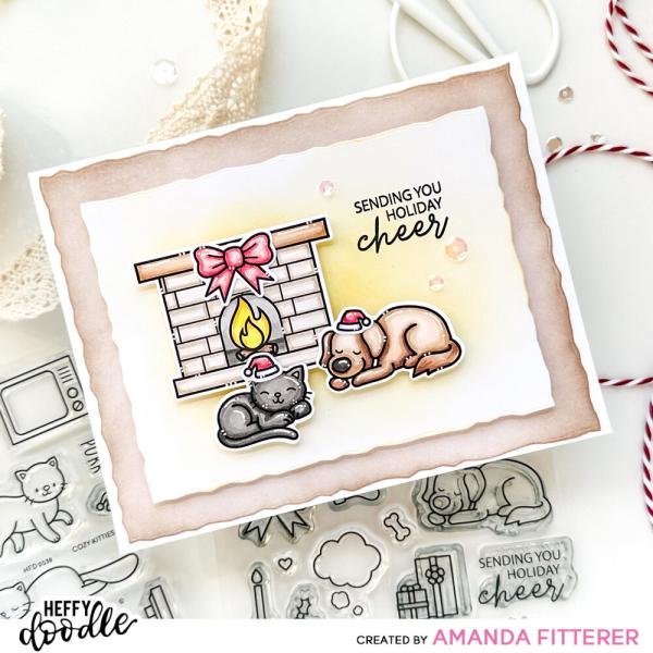 Heffy Doodle - Stempelset "Fireside Dreams" Clear Stamps 