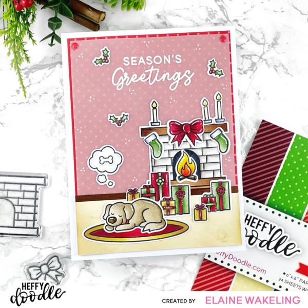 Heffy Doodle - Stempelset "Fireside Dreams" Clear Stamps 