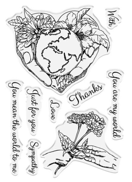 Crafters Companion - Stempelset "Mother Earth" Clear Stamps