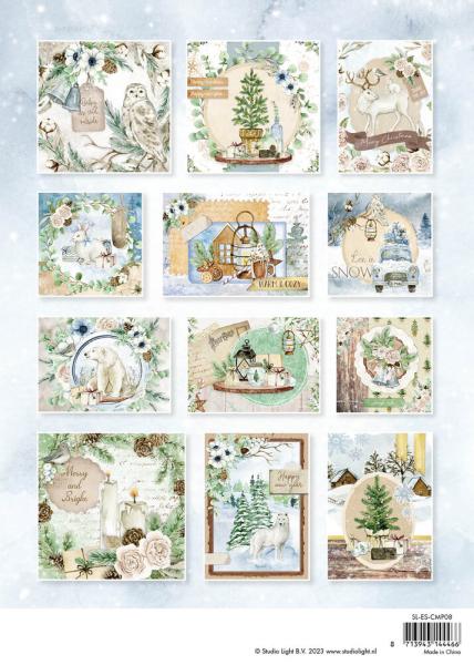 Studio Light  "Let It Snow" Cardmaking Pad A4