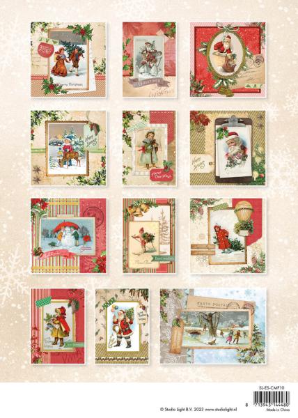 Studio Light  "Vintage Christmas" Cardmaking Pad A4