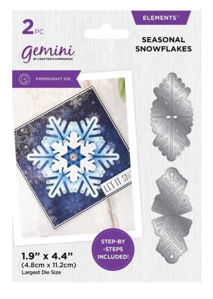 Gemini - Stanzschablone "Seasonal Snowflakes" Elements Dies