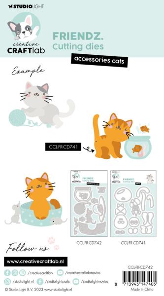 Creative Craft Lab - Studio Light - Stanzschablone "Accessoires Cats" Dies