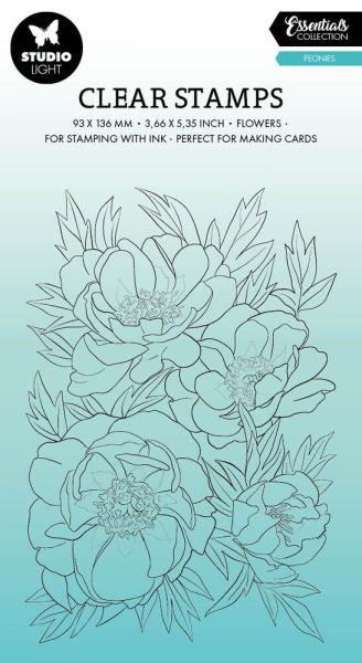 Studio Light - Stempel "Peonies" Clear Stamps
