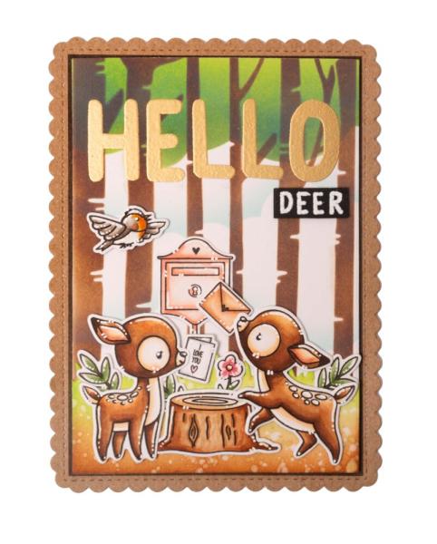 Studio Light - Stempel & Stanzschablone "Forest Friends" Stamp & Dies