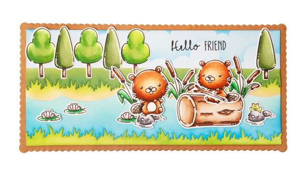 Studio Light - Stempel & Stanzschablone "Forest Friends" Stamp & Dies