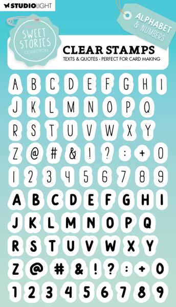 Studio Light - Stempelset "Alphabet & Numbers" Clear Stamps