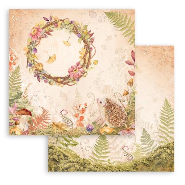 Stamperia - Designpapier "Woodland" Paper Pack 12x12 Inch - 10 Bogen