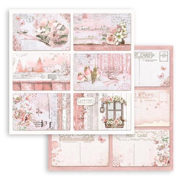 Stamperia - Designpapier "Roseland" Paper Pack 8x8 Inch - 10 Bogen