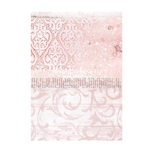 Stamperia - Decopatch Papier "Backgrounds" Decoupage A6 - 8 Bogen  