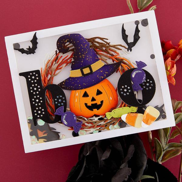 Spellbinders - Stanzschablone "Halloween Wreath Add-Ons" Dies