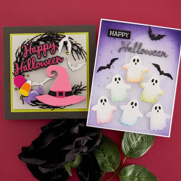 Spellbinders - Stanzschablone "Halloween Wreath Add-Ons" Dies