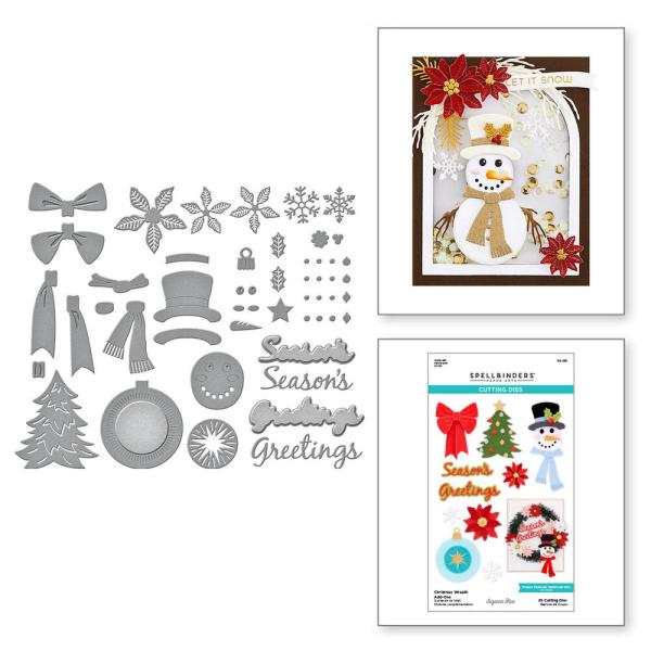 Spellbinders - Stanzschablone "Christmas Wreath Add-Ons" Dies