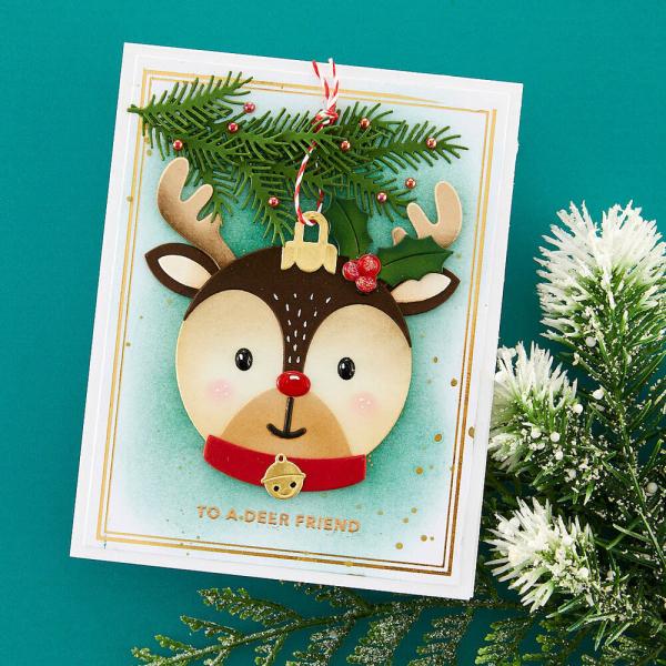 Spellbinders - Stanzschablone "Santa’s Festive Circle Crew" Dies