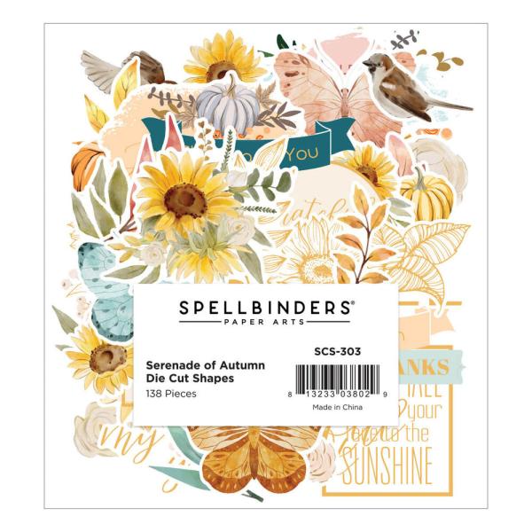 Spellbinders - Stanzteile "Serenade of Autumn" Die Cuts