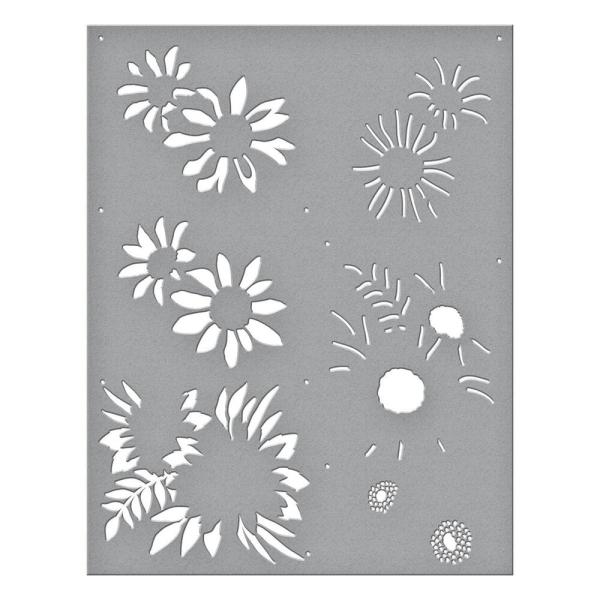 Spellbinders - Schablone "Sunflower" Layered Stencil