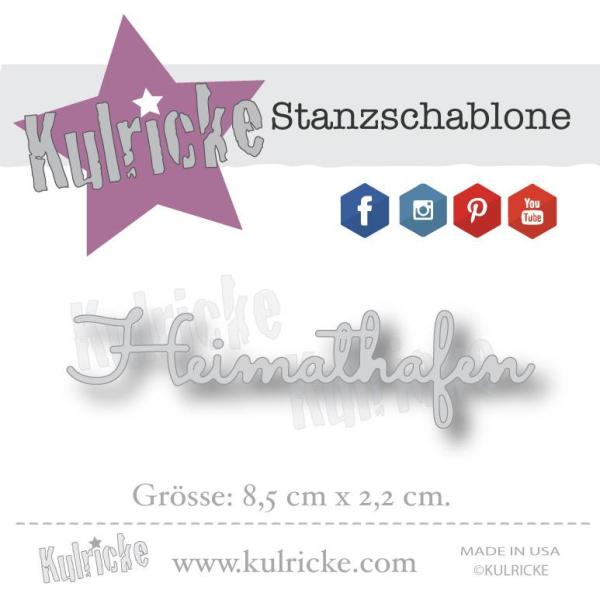 Kulricke Metall Stanzschablone Craft Die "Heimathafen" 