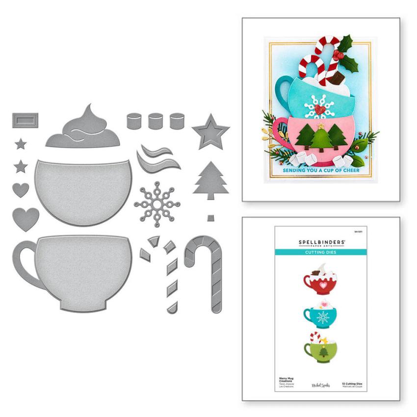 Spellbinders - Stanzschablone "Merry Mug Creations" Dies