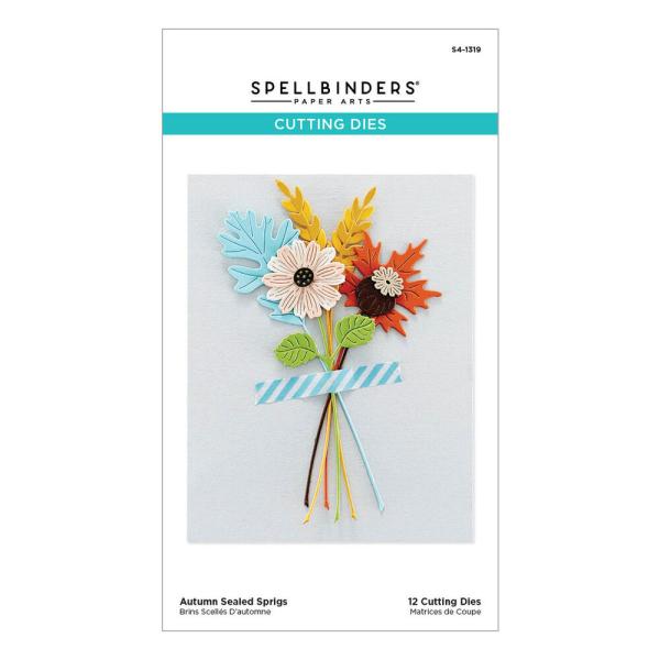 Spellbinders - Stanzschablone "Autumn Sealed Sprigs" Dies