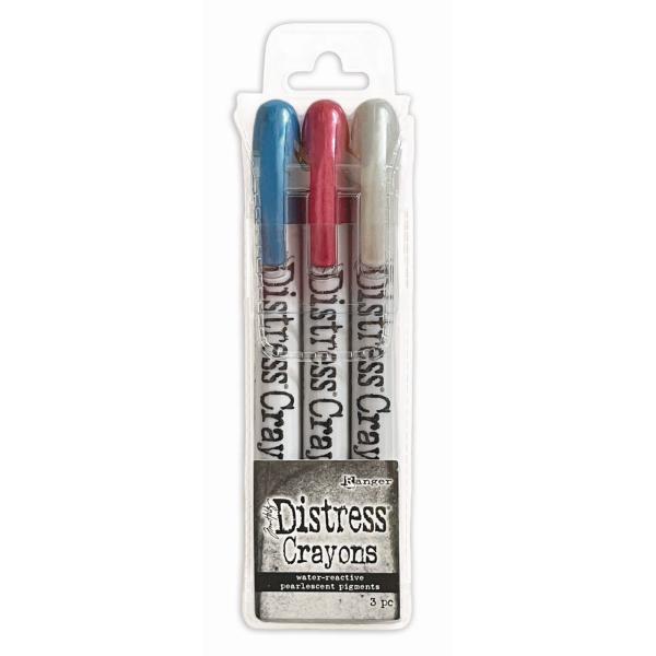 Ranger - Stifte "Holiday Set Nr. 5" Distress Pearls Crayons Design by Tim Holtz