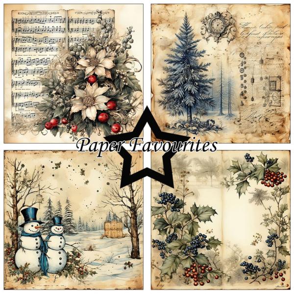 Paper Favourites - Designpapier "Winter" Paper Pack 12x12 Inch 8 Bogen