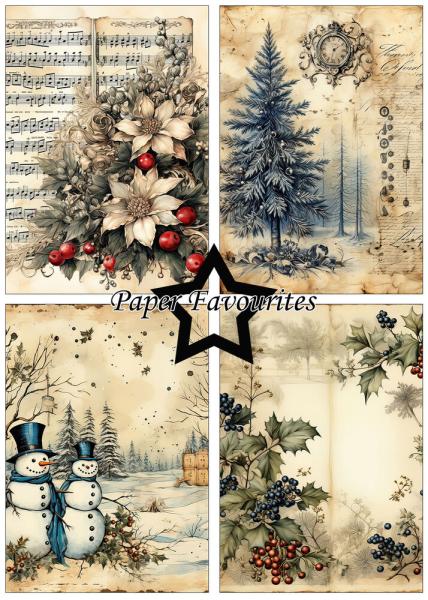 Paper Favourites - Designpapier "Winter" Paper Pack A5 - 24 Bogen