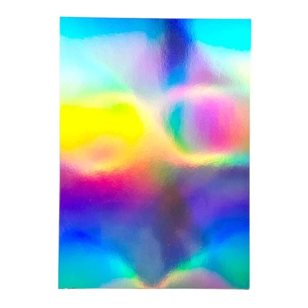 Paper Favourites - Spiegelkarton "Holo Waves" Mirror Card Matte A4 - 5 Bogen