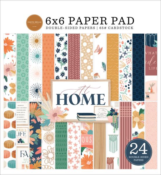 Carta Bella - Designpapier "At Home" Paper Pad 6x6 Inch - 24 Bogen