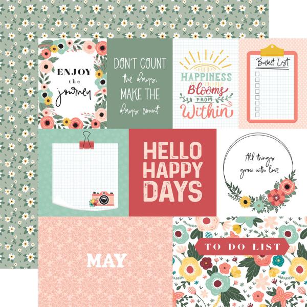 Echo Park - Designpapier "Year In Review" Collection Kit 12x12 Inch - 12 Bogen