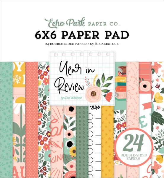 Echo Park - Designpapier "Year In Review" Paper Pack 6x6 Inch - 24 Bogen