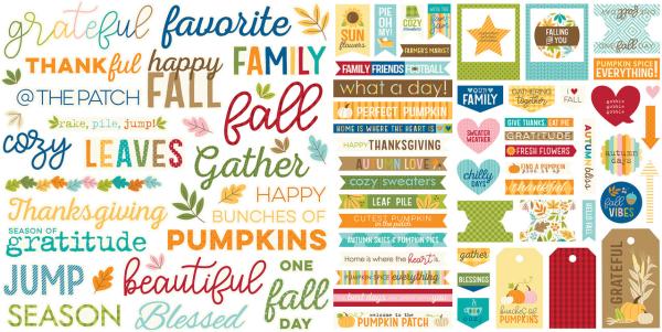 Bella BLVD - Stanzteile "One Fall Day" Die Cuts