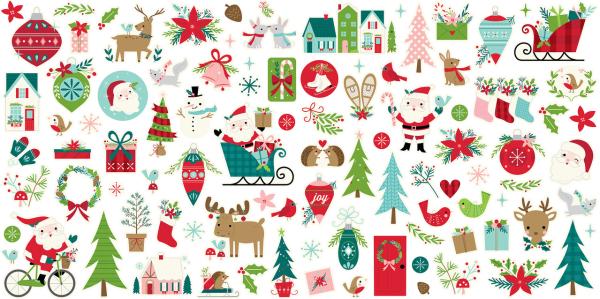 Bella BLVD - Stanzteile "Merry Little Christmas" Die Cuts