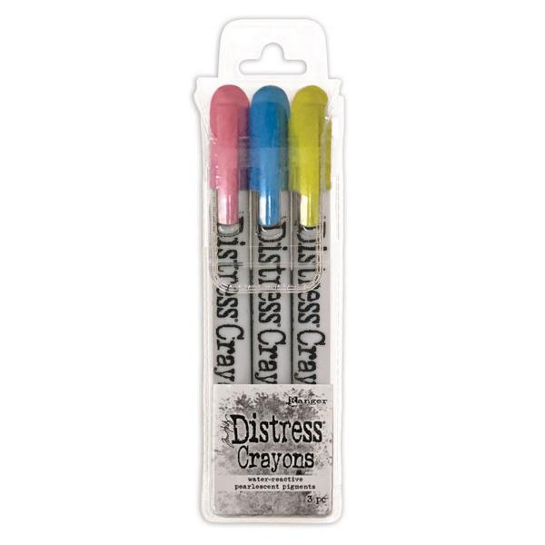 Ranger - Stifte "Holiday Pearlescent Nr. 2" Distress Pearls Crayons Design by Tim Holtz