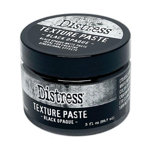 Ranger - Strukturpaste "Distress Texture Paste Black Opaque 88,7 ml" Design by Tim Holtz 