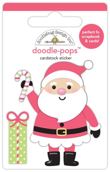 Doodlebug Design - Sticker "Hello Santa" Doodle-Pops 