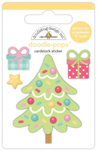 Doodlebug Design - Sticker "Deck The Halls" Doodle-Pops 