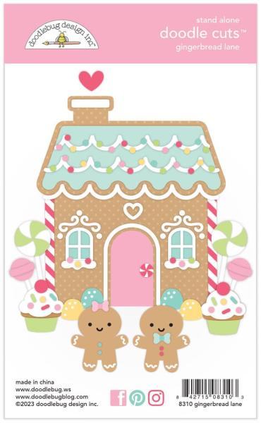 Doodlebug Design - Stanzschablone "Gingerbread Lane" Doodle Dies 