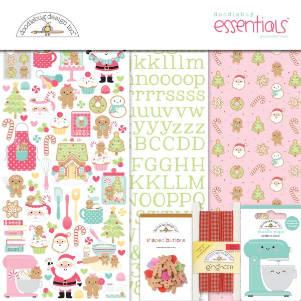 Doodlebug Design Gingerbread Kisses Essential Kit 